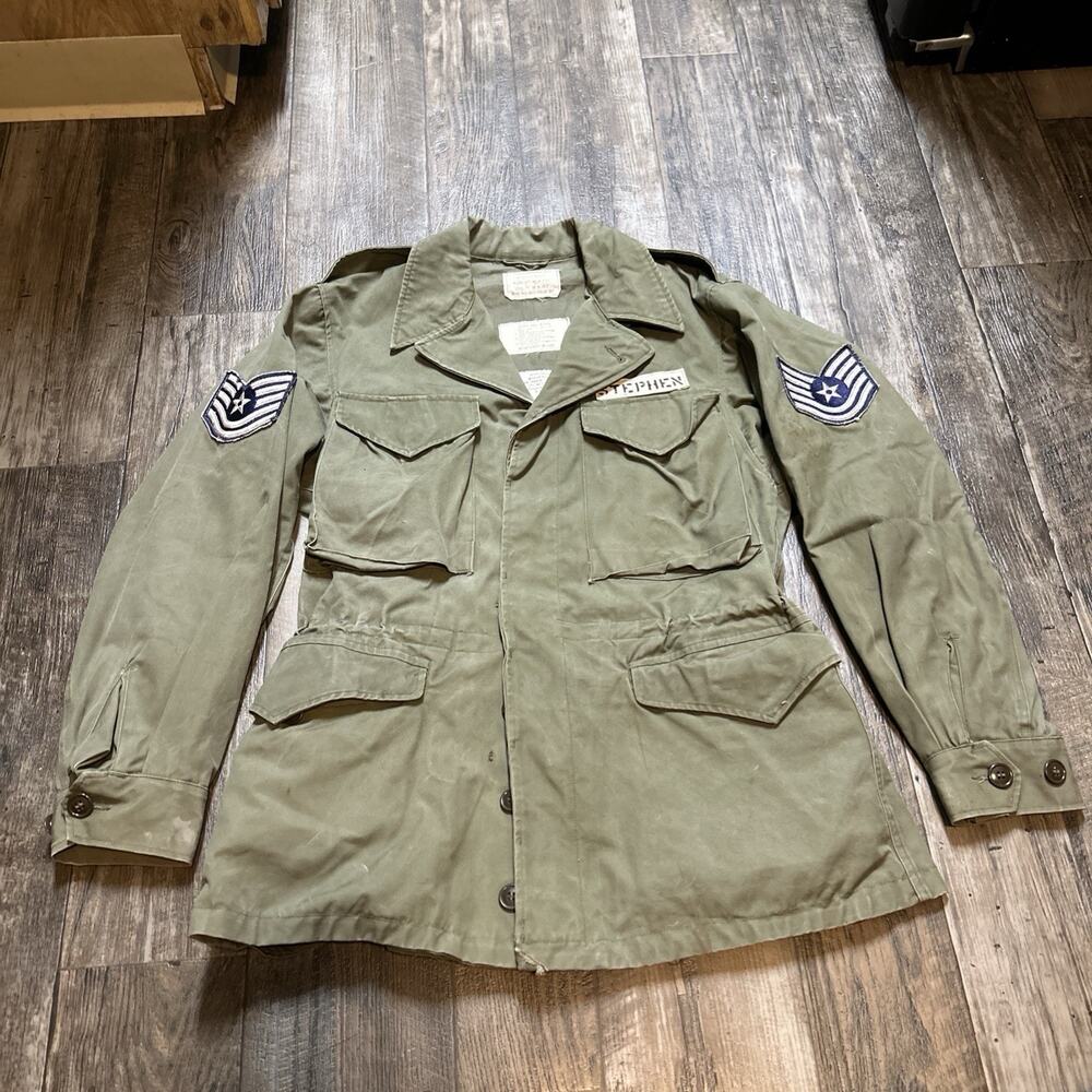 Vintage 1950s Korean War Jacket M-1950 Field Jacket Size Regular Small